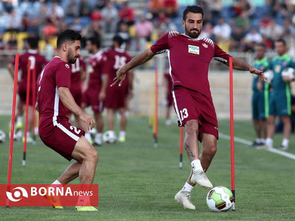 تمرین تیم فوتبال پرسپولیس تهران
