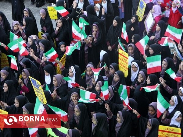 راهپیمایی 13 آبان در یزد