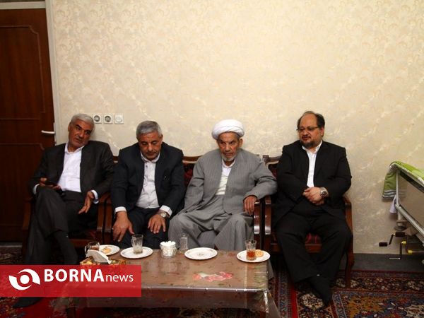 ديدار معاون اجرايي رييس جمهوری با حجت الاسلام حسني و حجت الاسلام قريشي