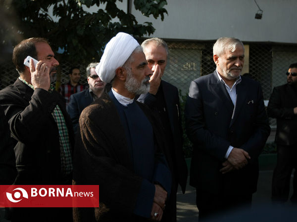 مراسم تشییع پیکر برادر سخنگوی دولت