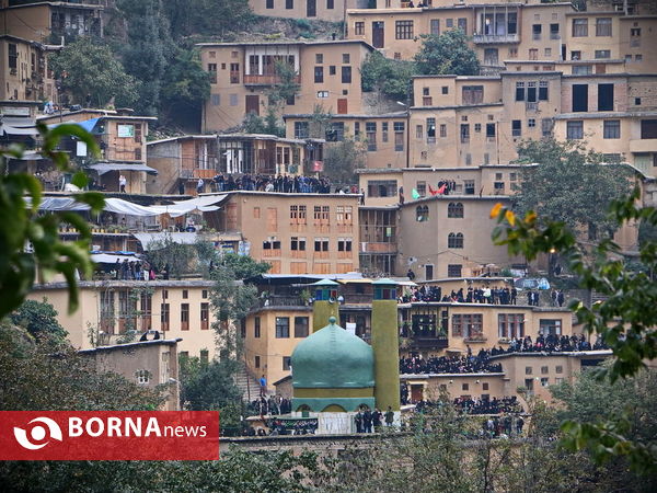 مراسم علم بندان در شهرک تاریخی ماسوله