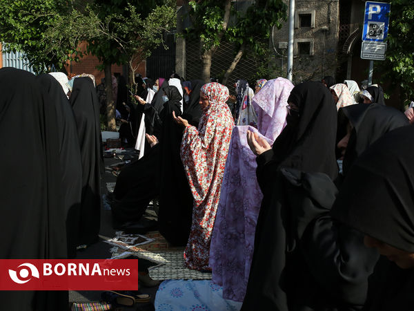 نماز عید سعید فطر - حوالی دانشگاه تهران