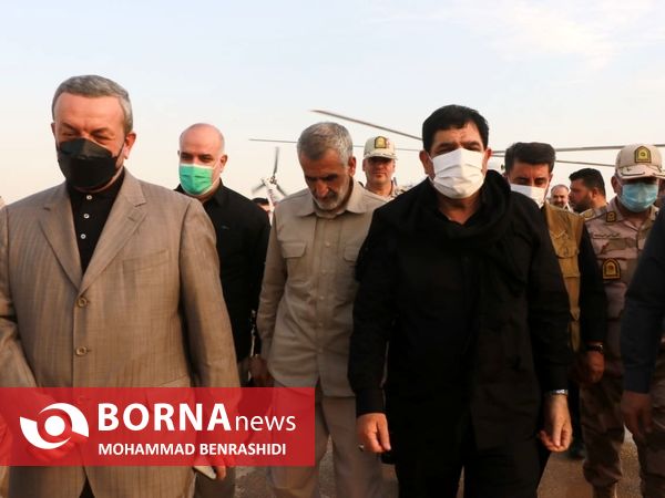 بازدید معاون اول رییس جمهور از مرزهای اربعین خوزستان