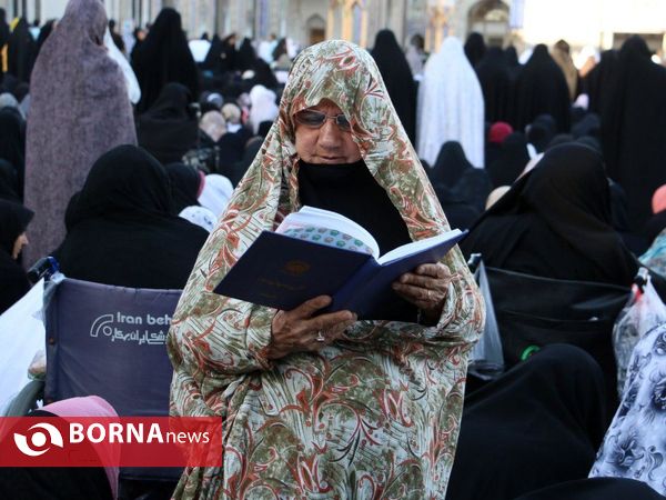 نماز عید قربان در حرم مطهر رضوی