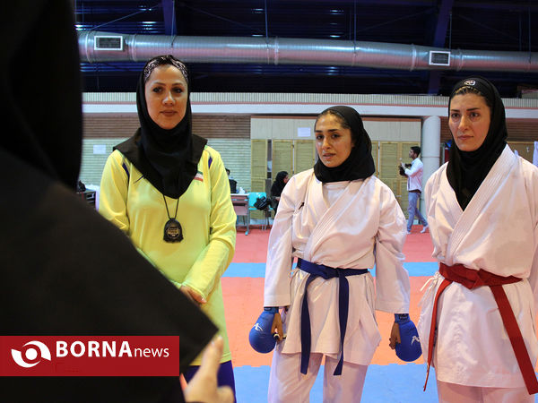 تمرین تیم ملی کاراته بانوان