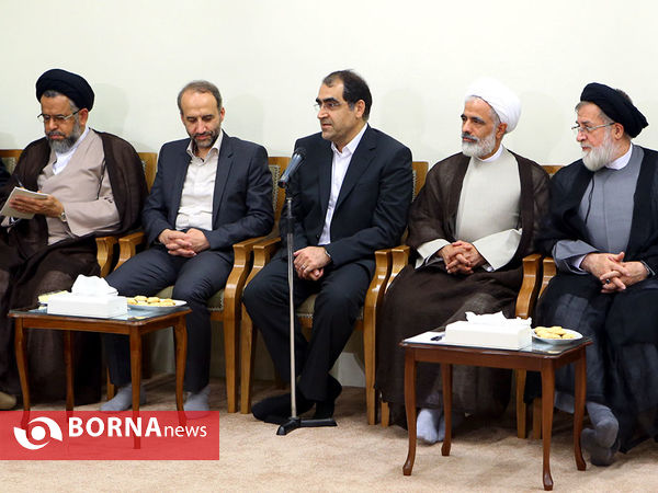 دیدار ‫رئیس جمهوری و اعضای هیأت با رهبر انقلاب