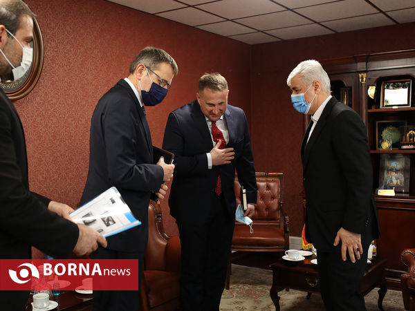 دیدار سفیر لهستان با وزیر ورزش و جوانان