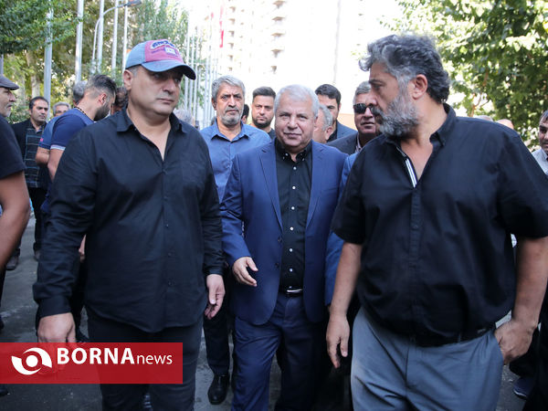 تشییع پیکر جعفر کاشانی پیشکسوت فوتبال