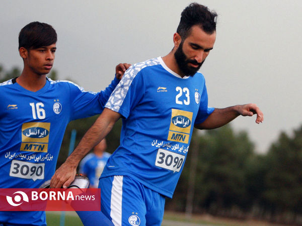 تمرینات تیم فوتبال استقلال تهران