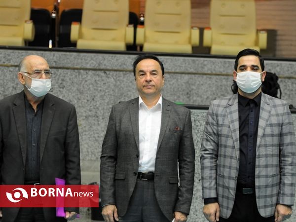 مراسم کمک مومنانه فدراسیون والیبال