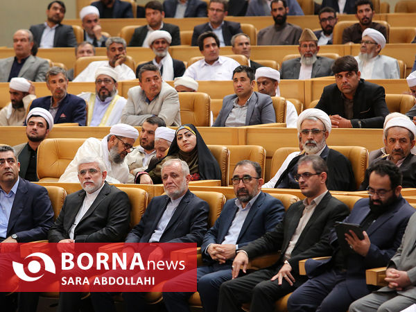 دیدار علما و نخبگان اهل سنت با رییس جمهور