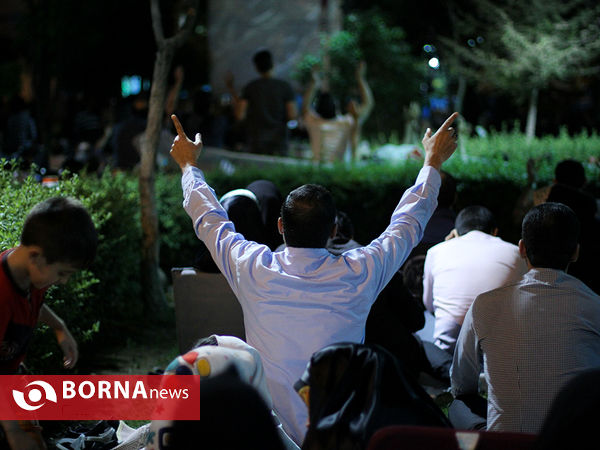 مراسم دعای کمیل در مسجد ارگ تهران