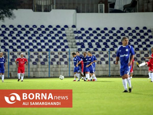 دیدار دوستانه فوتبال پیشکسوتان سپیدرود _ استقلال رشت