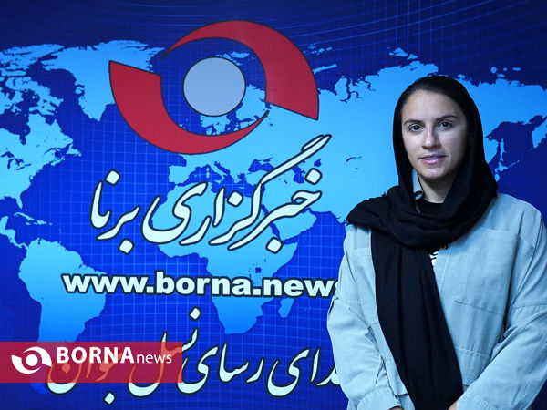 حضور نیلوفر اردلان در خبرگزاری برنا