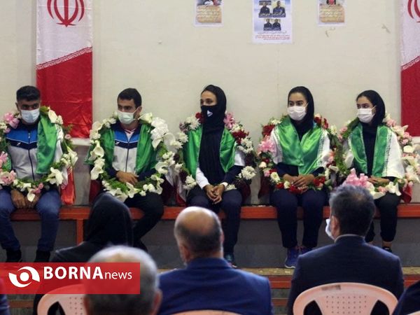 مراسم استقبال از مقام آوران مسابقات انتخابی المپیک _ بندرانزلی