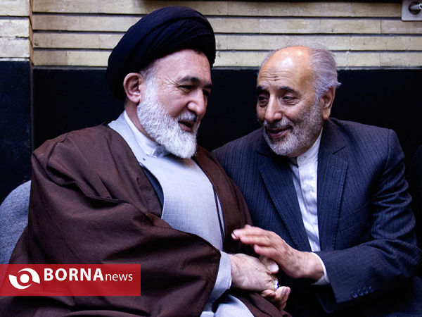 مجلس ترحیم برادر همسر مرحوم خاتمی