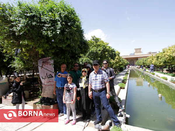 میهمانان نوروزی در ارگ کریمخان