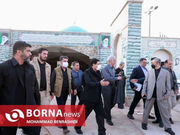بازدید معاون اول رییس جمهور از مرزهای اربعین خوزستان
