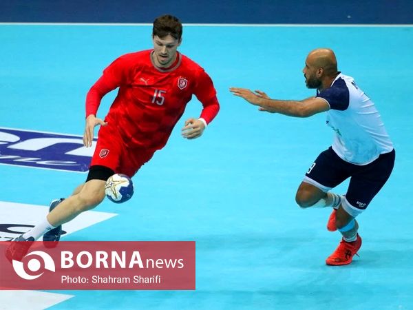 بازی فینال دیدار تیم های هندبال النجمه بحرین - الدحیل قطر