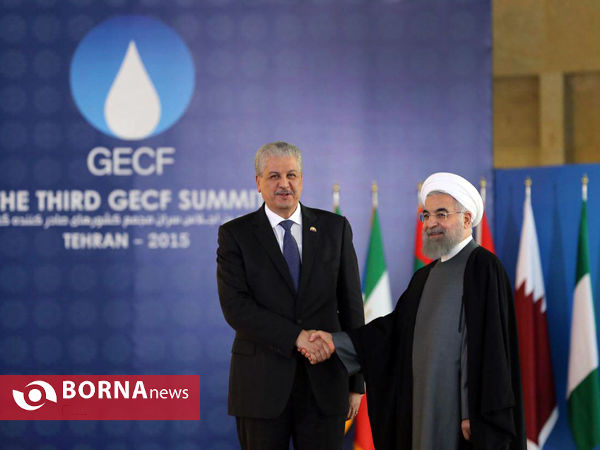 استقبال روحانی از روسای جمهوری شرکت کننده در اجلاس گازی