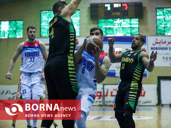 دیدار تیم های بسکتبال نبوغ - کاله