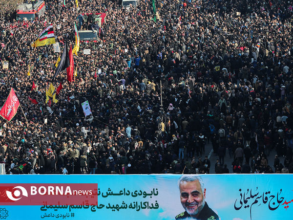 تشییع پیکر سردار شهید حاج قاسم سلیمانی در تهران