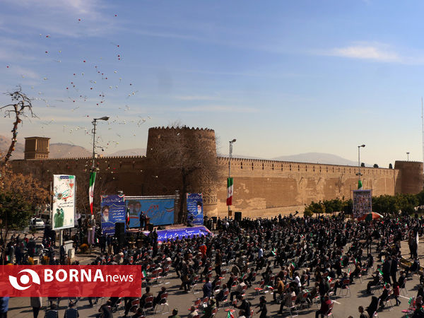 راهپیمایی خودرویی 22 بهمن در شیراز