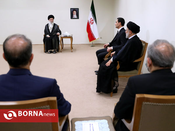 دیدار رییس‌جمهوری ترکمنستان با رهبر انقلاب