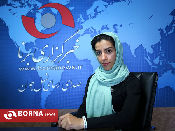 حضور فرانک پرتوآذر "رکاب زن کوهستان" در خبرگزاری برنا