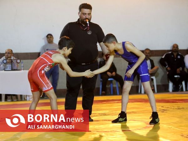 مسابقات کشتی دانش آموزی رده سنی نونهالان