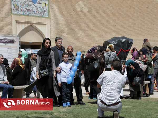 میهمانان نوروزی در ارگ کریمخان