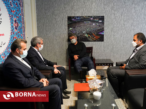 حضور خسرو ساکی و حسین صادقی در خبرگزاری برنا