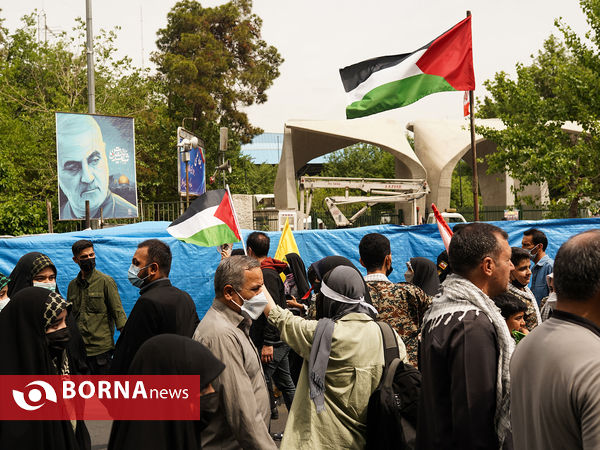 راهپیمایی روز قدس در تهران