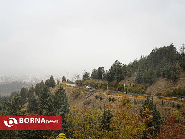 باران پاییزی تهران