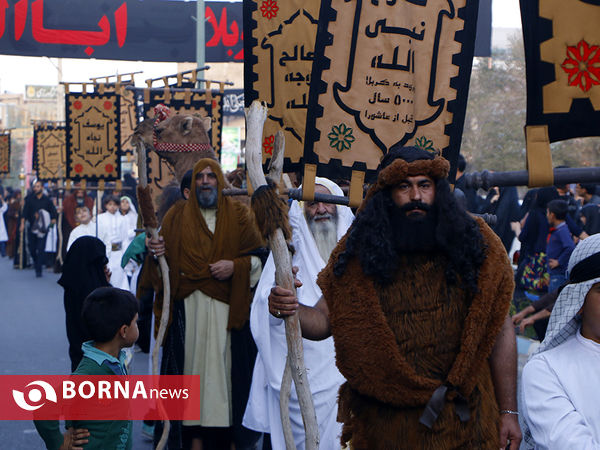 تعزیه کاروان ورود به کربلا در نوش آباد کاشان