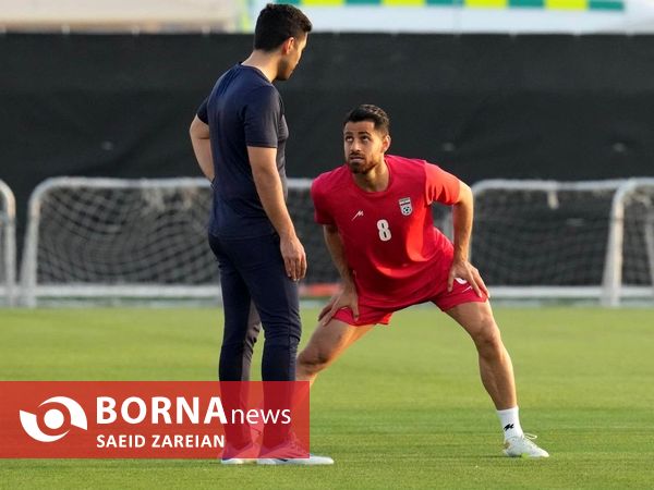 تمرین تیم ملی فوتبال ایران