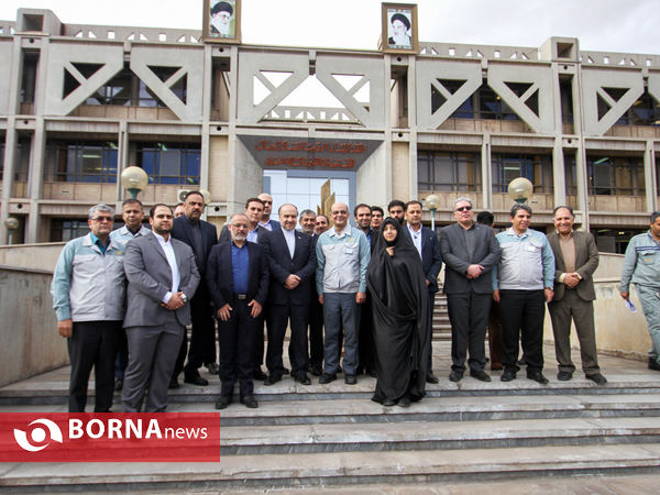 بازدید وزیر ورزش و جوانان از شرکت فولاد مبارکه