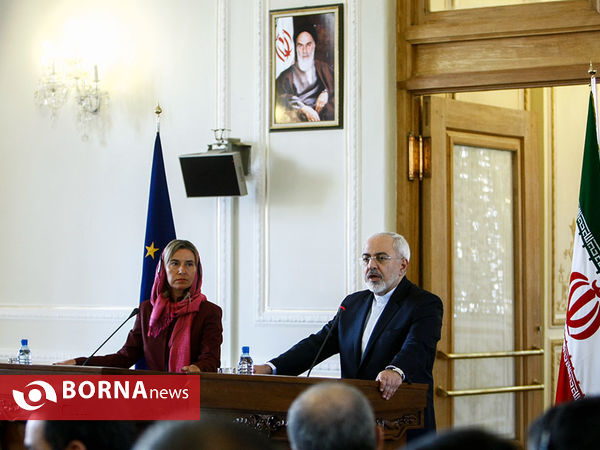 نشست خبری ظریف و موگرینی