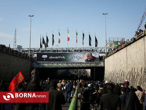 تشییع پیکر سردار شهید حاج قاسم سلیمانی در تهران