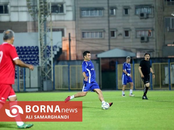 دیدار دوستانه فوتبال پیشکسوتان سپیدرود _ استقلال رشت