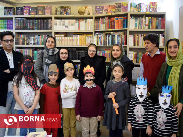 کارگاه شاهنامه‌خوانی گروه نونهالان همایون خبرگزاری برنا در شهر کتاب کرمانشاه