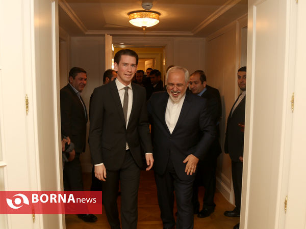 دیدار وزیر امور خارجه جوان اتریش با ظریف