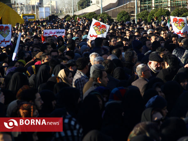 تشییع شهدای آتش نشان حادثه پلاسکو-5