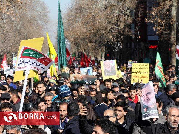 حماسه حضور مردم همدان برای سردار دلها