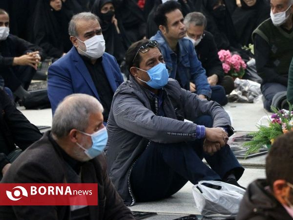 مراسم وداع با شش شهید گمنام در رشت