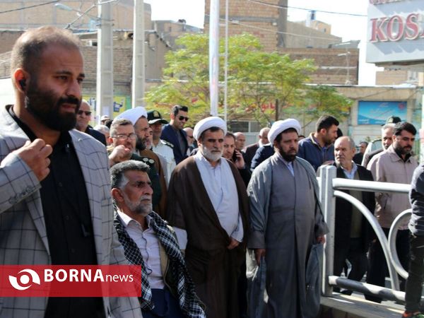 راهپیمایی روز ۱۳ آبان- شهرستان قدس