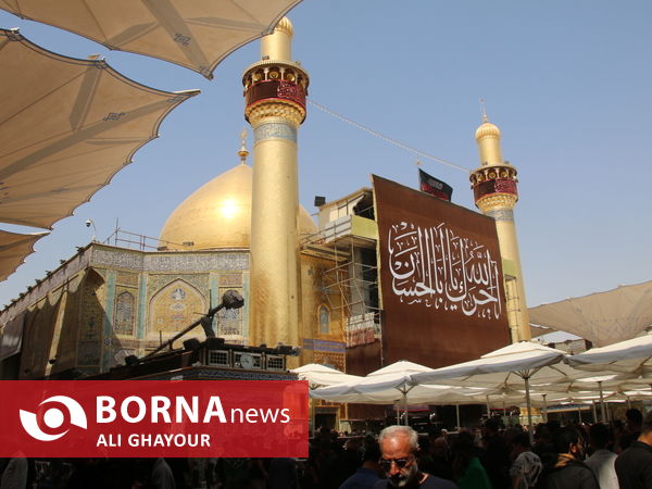 ازدحام زائران حسيني در نجف اشرف در آستانه اربعين