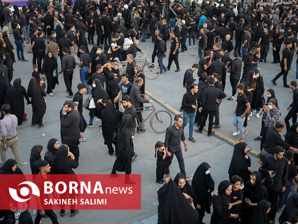 اجتماع دسته های عزاداری در امیر چقماق یزد