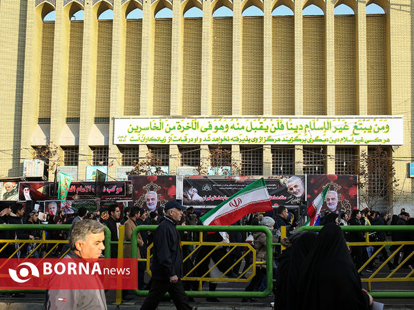 تشییع پیکر سردار شهید حاج قاسم سلیمانی در تهران