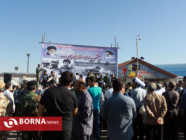 مراسم استقبال از پیکر مطهر شهید «حسن جنگجو»  در تبریز